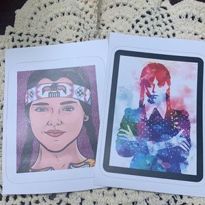 Sticker Bundle of Wednesday Addams